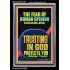 TRUSTING IN GOD PROTECTS YOU  Scriptural Décor  GWASCEND12286  "25x33"
