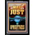 THE WAY OF THE JUST IS UPRIGHTNESS  Scriptural Décor  GWASCEND12288  "25x33"
