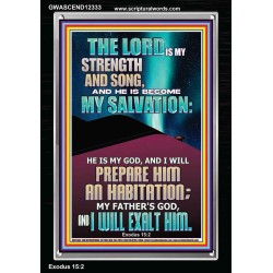 PREPARE JEHOVAH MY FATHER'S GOD AN HABITATION   Custom Modern Wall Art  GWASCEND12333  "25x33"