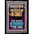 REDEEMED WITH THE PRECIOUS BLOOD OF CHRIST  Custom Wall Décor  GWASCEND12334  "25x33"