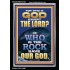 WHO IS THE ROCK SAVE OUR GOD  Art & Décor Portrait  GWASCEND12348  "25x33"