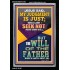 I SEEK NOT MINE OWN WILL BUT THE WILL OF THE FATHER  Inspirational Bible Verse Portrait  GWASCEND12385  "25x33"