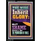 THE WISE SHALL INHERIT GLORY  Unique Scriptural Picture  GWASCEND12401  