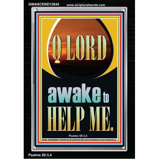 O LORD AWAKE TO HELP ME  Unique Power Bible Portrait  GWASCEND12645  