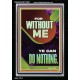 FOR WITHOUT ME YE CAN DO NOTHING  Church Portrait  GWASCEND12667  