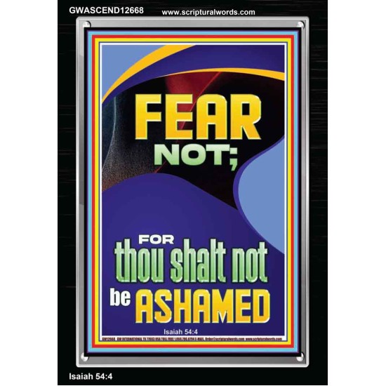 FEAR NOT FOR THOU SHALT NOT BE ASHAMED  Children Room  GWASCEND12668  