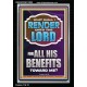 WHAT SHALL I RENDER UNTO THE LORD FOR ALL HIS BENEFITS  Bible Verse Art Prints  GWASCEND12996  