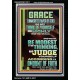 GRACE UNMERITED FAVOR OF GOD BE MODEST IN YOUR THINKING AND JUDGE YOURSELF  Christian Portrait Wall Art  GWASCEND13011  