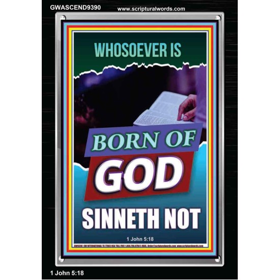 GOD'S CHILDREN DO NOT CONTINUE TO SIN  Righteous Living Christian Portrait  GWASCEND9390  