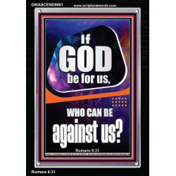 GOD IS FOR US AND WE SHALL NOT FEAR  Church Portrait  GWASCEND9861  "25x33"