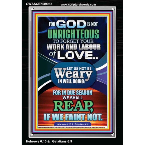 DO NOT BE WEARY IN WELL DOING  Children Room Portrait  GWASCEND9988  
