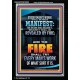 FIRE SHALL TRY EVERY MAN'S WORK  Ultimate Inspirational Wall Art Portrait  GWASCEND9990  