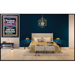 WORSHIPPED HIM THAT LIVETH FOREVER   Contemporary Wall Portrait  GWASCEND10044  