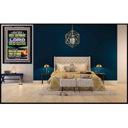THE ANGEL OF THE LORD DESCENDED FROM HEAVEN AND ROLLED BACK THE STONE FROM THE DOOR  Custom Wall Scripture Art  GWASCEND11826  "25x33"