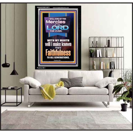 SING OF THE MERCY OF THE LORD  Décor Art Work  GWASCEND10071  