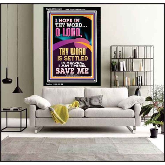 I AM THINE SAVE ME O LORD  Christian Quote Portrait  GWASCEND11822  