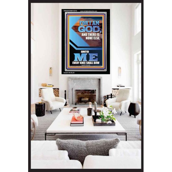 UNTO ME EVERY KNEE SHALL BOW  Custom Wall Scriptural Art  GWASCEND12312  