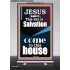 SALVATION IS COME TO THIS HOUSE  Unique Scriptural Picture  GWBREAKTHROUGH10000  "30x80"