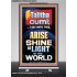 TALITHA CUMI ARISE SHINE AS LIGHT IN THE WORLD  Church Retractable Stand  GWBREAKTHROUGH10031  "30x80"