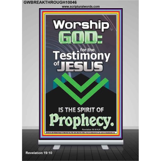 TESTIMONY OF JESUS IS THE SPIRIT OF PROPHECY  Kitchen Wall Décor  GWBREAKTHROUGH10046  