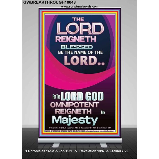 THE LORD GOD OMNIPOTENT REIGNETH IN MAJESTY  Wall Décor Prints  GWBREAKTHROUGH10048  