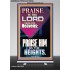 PRAISE HIM IN THE HEIGHTS  Kitchen Wall Art Retractable Stand  GWBREAKTHROUGH10050  "30x80"