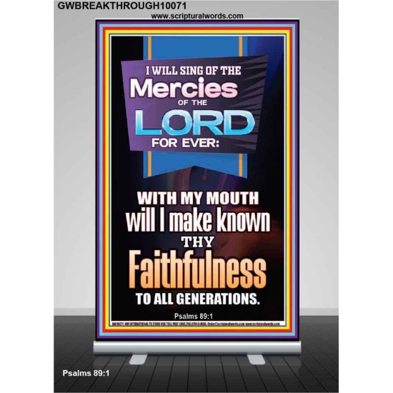 SING OF THE MERCY OF THE LORD  Décor Art Work  GWBREAKTHROUGH10071  