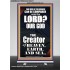 WHO IN THE HEAVEN CAN BE COMPARED TO JEHOVAH EL SHADDAI  Affordable Wall Art Prints  GWBREAKTHROUGH10073  "30x80"