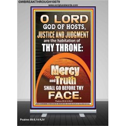 JUSTICE AND JUDGEMENT THE HABITATION OF YOUR THRONE O LORD  New Wall Décor  GWBREAKTHROUGH10079  "30x80"