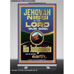 JEHOVAH NISSI IS THE LORD OUR GOD  Christian Paintings  GWBREAKTHROUGH10696  "30x80"