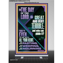THE GREAT DAY OF THE LORD  Sciptural Décor  GWBREAKTHROUGH11772  "30x80"