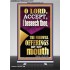 ACCEPT THE FREEWILL OFFERINGS OF MY MOUTH  Encouraging Bible Verse Retractable Stand  GWBREAKTHROUGH11777  "30x80"