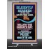 BRING SACRIFICES OF PRAISE TO THE HOUSE OF GOD  Christian Art Retractable Stand  GWBREAKTHROUGH11805  "30x80"