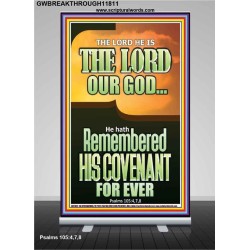 COVENANT OF THE LORD STAND FOR EVER  Wall & Art Décor  GWBREAKTHROUGH11811  "30x80"