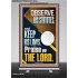 OBSERVE HIS STATUTES AND KEEP ALL HIS LAWS  Wall & Art Décor  GWBREAKTHROUGH11812  "30x80"