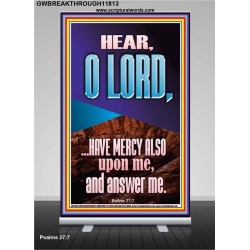 BECAUSE OF YOUR GREAT MERCIES PLEASE ANSWER US O LORD  Art & Wall Décor  GWBREAKTHROUGH11813  "30x80"