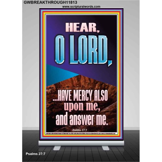 BECAUSE OF YOUR GREAT MERCIES PLEASE ANSWER US O LORD  Art & Wall Décor  GWBREAKTHROUGH11813  