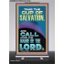 TAKE THE CUP OF SALVATION AND CALL UPON THE NAME OF THE LORD  Modern Wall Art  GWBREAKTHROUGH11818  "30x80"