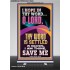 I AM THINE SAVE ME O LORD  Christian Quote Retractable Stand  GWBREAKTHROUGH11822  "30x80"