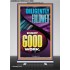 DILIGENTLY FOLLOWED EVERY GOOD WORK  Ultimate Inspirational Wall Art Retractable Stand  GWBREAKTHROUGH11899  "30x80"