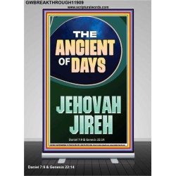 THE ANCIENT OF DAYS JEHOVAH JIREH  Unique Scriptural Picture  GWBREAKTHROUGH11909  "30x80"
