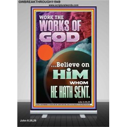 WORK THE WORKS OF GOD  Eternal Power Retractable Stand  GWBREAKTHROUGH11949  