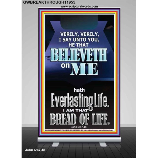 I AM THAT BREAD OF LIFE  Unique Power Bible Retractable Stand  GWBREAKTHROUGH11955  