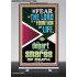 THE FEAR OF THE LORD IS THE FOUNTAIN OF LIFE  Large Scripture Wall Art  GWBREAKTHROUGH11966  "30x80"