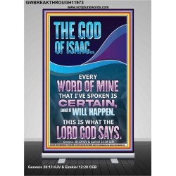 EVERY WORD OF MINE IS CERTAIN SAITH THE LORD  Scriptural Wall Art  GWBREAKTHROUGH11973  "30x80"