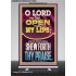 OPEN THOU MY LIPS O LORD MY GOD  Encouraging Bible Verses Retractable Stand  GWBREAKTHROUGH11993  "30x80"
