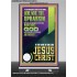 YE REPROACHES AND AFFLICTIONS YOUR END HAS BEEN NUMBERED BY GOD  Scriptural Portrait Retractable Stand  GWBREAKTHROUGH12013  "30x80"