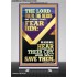 THE LORD FULFIL THE DESIRE OF THEM THAT FEAR HIM  Contemporary Christian Art Retractable Stand  GWBREAKTHROUGH12199  "30x80"