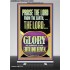 PRAISE THE LORD FROM THE EARTH  Contemporary Christian Paintings Retractable Stand  GWBREAKTHROUGH12200  "30x80"