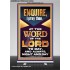 MEDITATE THE WORD OF THE LORD DAY AND NIGHT  Contemporary Christian Wall Art Retractable Stand  GWBREAKTHROUGH12202  "30x80"